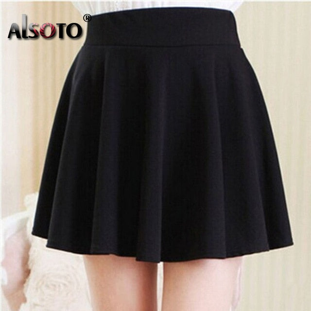 New 2019 Summer sexy Skirt for Girl Korean cute Short Skater Fashion female mini Skirt Women Clothing saia Bottoms jupe faldas