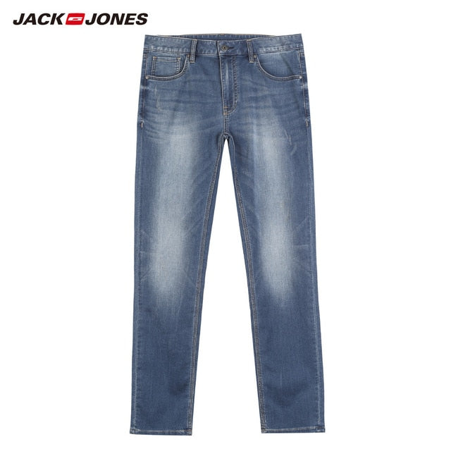 JackJones Men's Stretch Jeans men Elastic Cotton Denim Pants Loose Fit Trousers New Brand Menswear 219132584