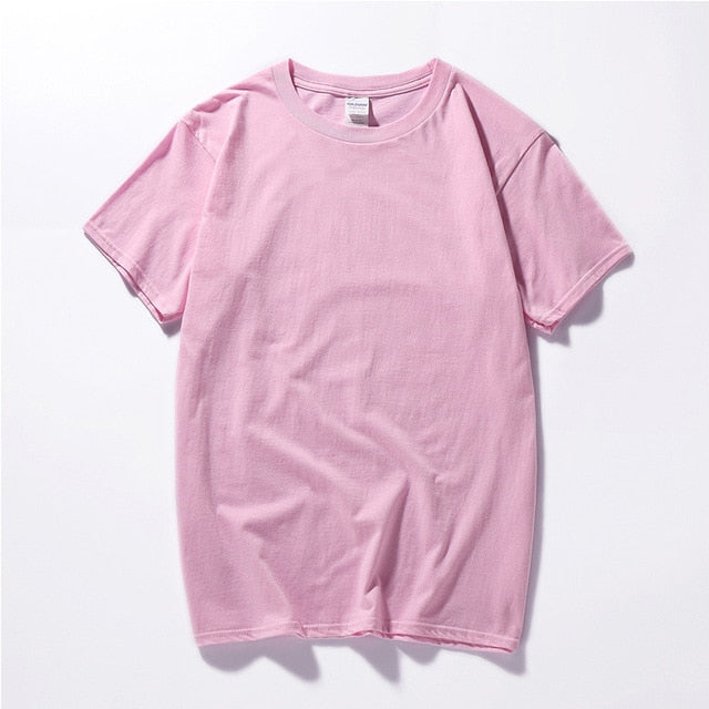 pink Hipster Harajuku T Shirt Men Casual t-shirt Men's hip hop Short Sleeve t shirt homme camiseta jersey Tee Top Brand Clothing