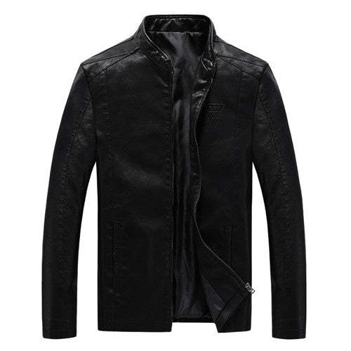 UNCO&BOROR plus size M~7XL 8XL Men's PU Jackets Coats Motorcycle Leather Jackets Men Autumn Leather Clothing Male Casual Coats